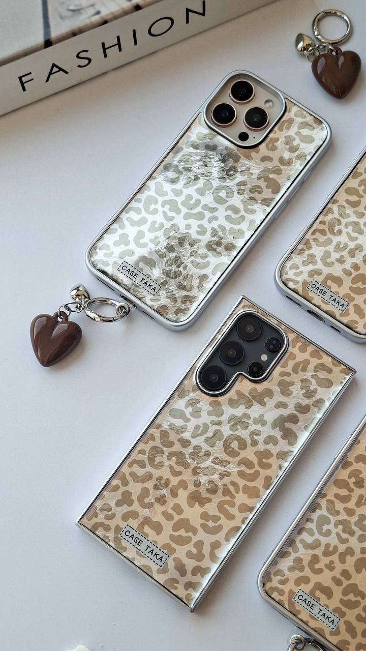 قاب گوشی مدل (00201872 )Gray Leopard (L)