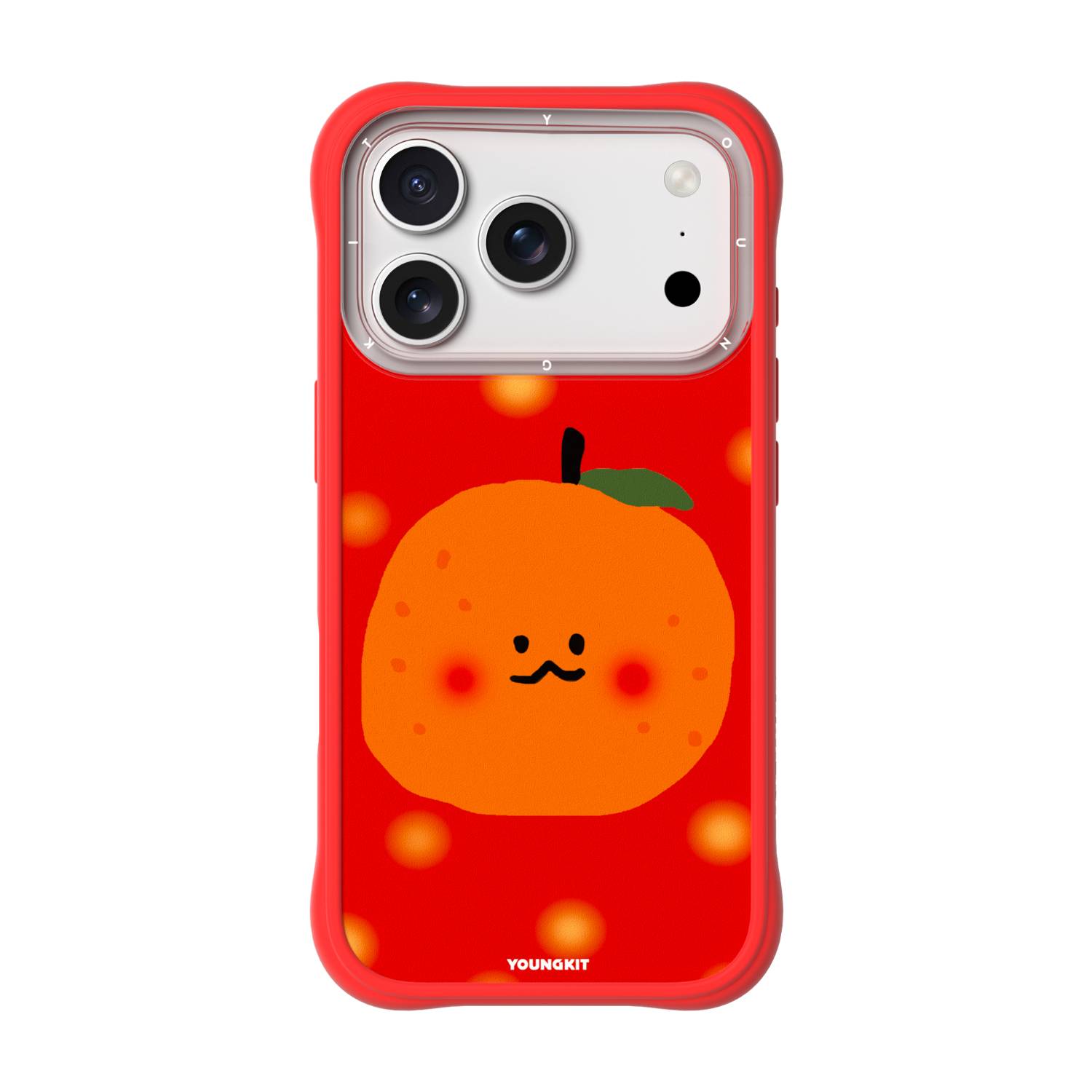 قاب Orange پرتقال خالخالی قرمز یانگ کیت Youngkit آیفون (G)