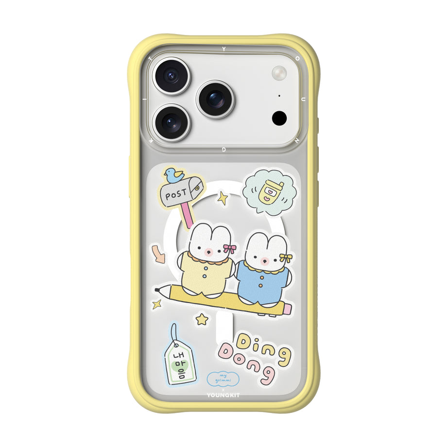 قاب Tow Rabbit خرگوش زرد یانگ کیت Youngkit آیفون (G)