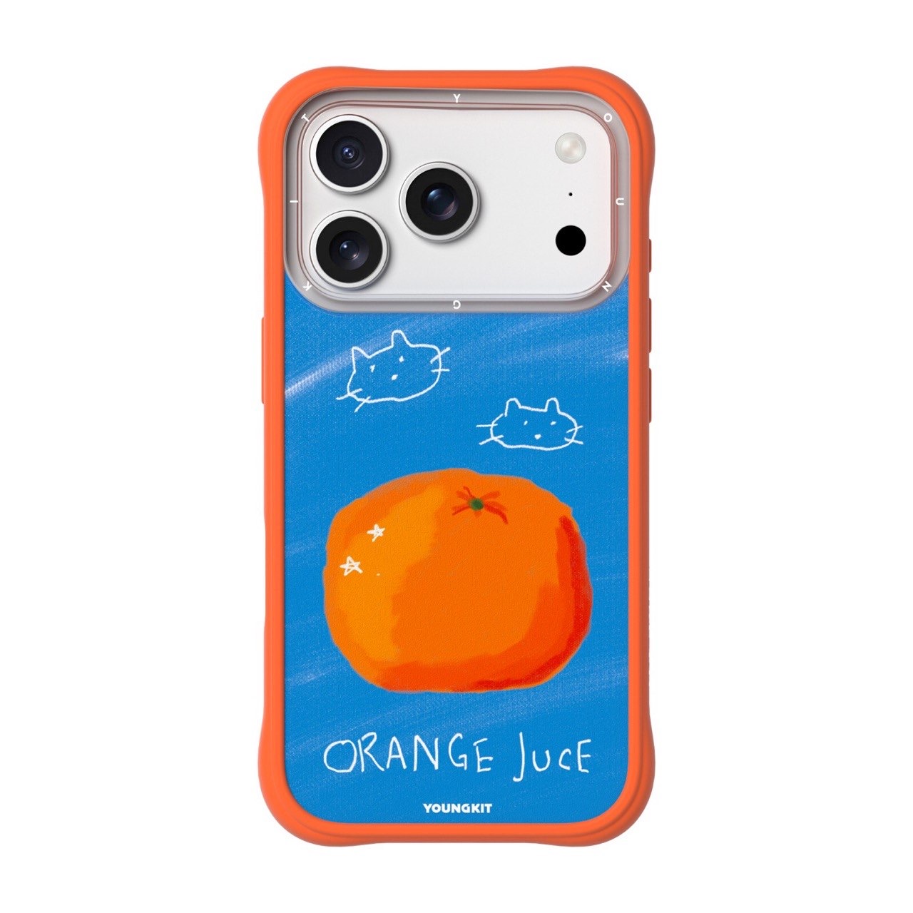 قاب Orange Juce نارنجی یانگ کیت Youngkit آیفون (G)