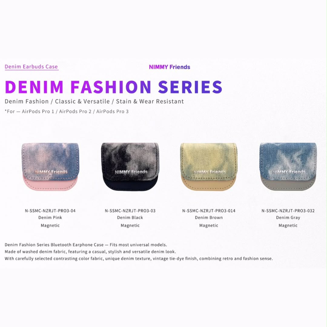 کاور ایرپاد نیمی Nimmy Denim Fashion Series (G)
