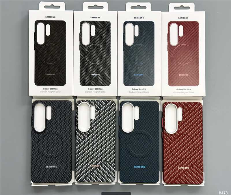 قاب فیبر کربن با مگ سیف سامسونگ Fiber Carbon Magnetic Case Samsung (G)