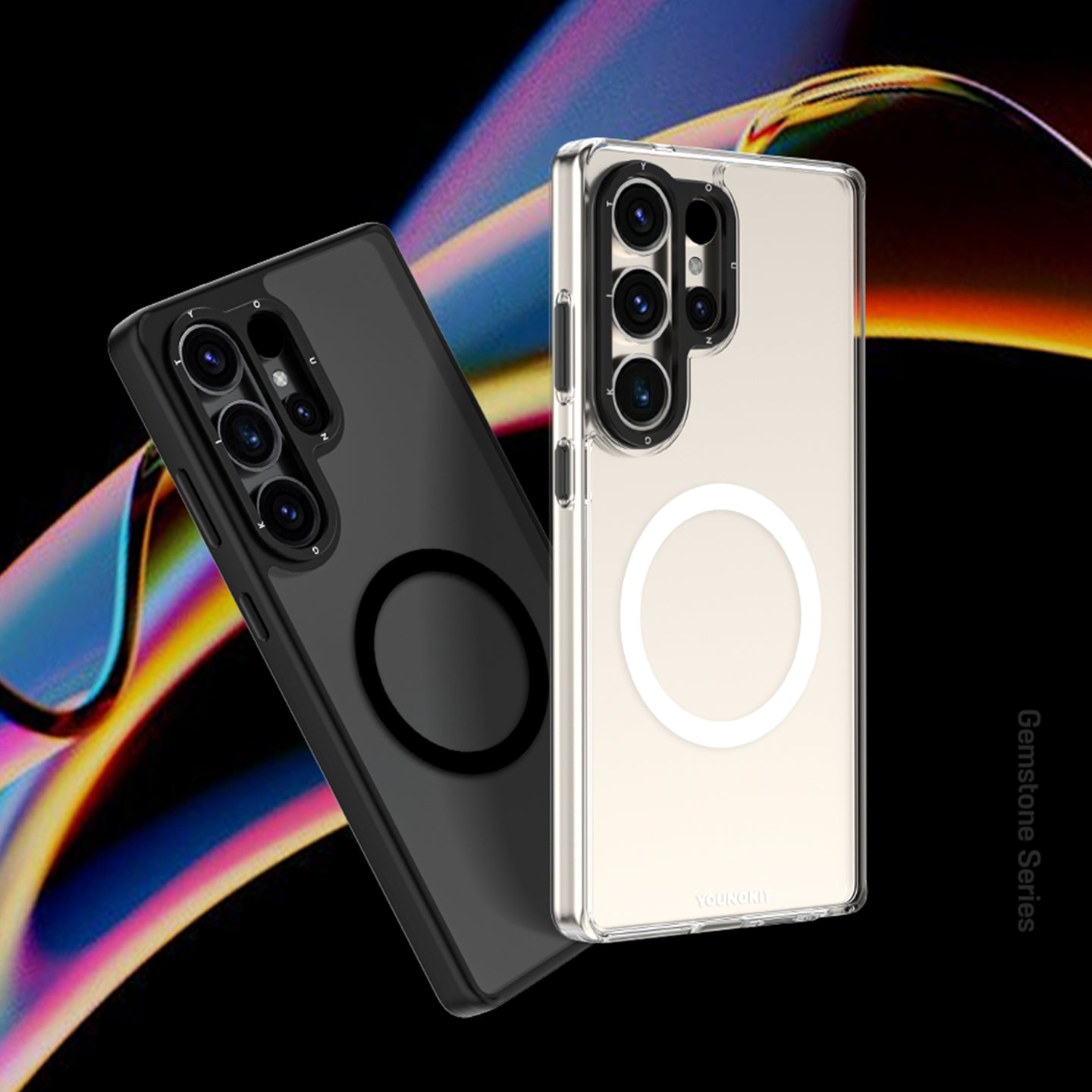 قاب Youngkit یانگ کیت Gemstone Glass Back سامسونگ Samsung (G)