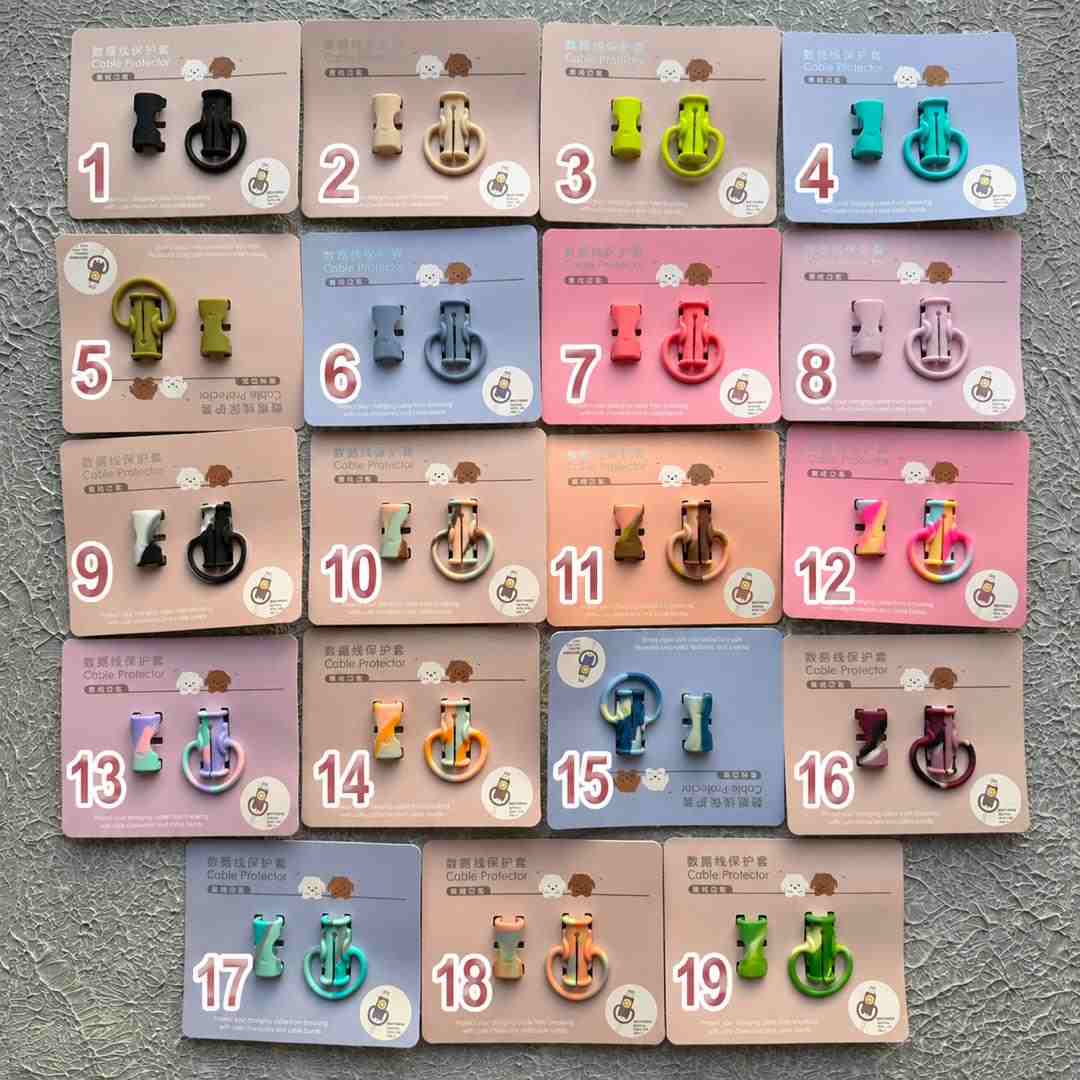 محافظ کابل طرح سیلیکونی Silicone Design Cable Protector (G)