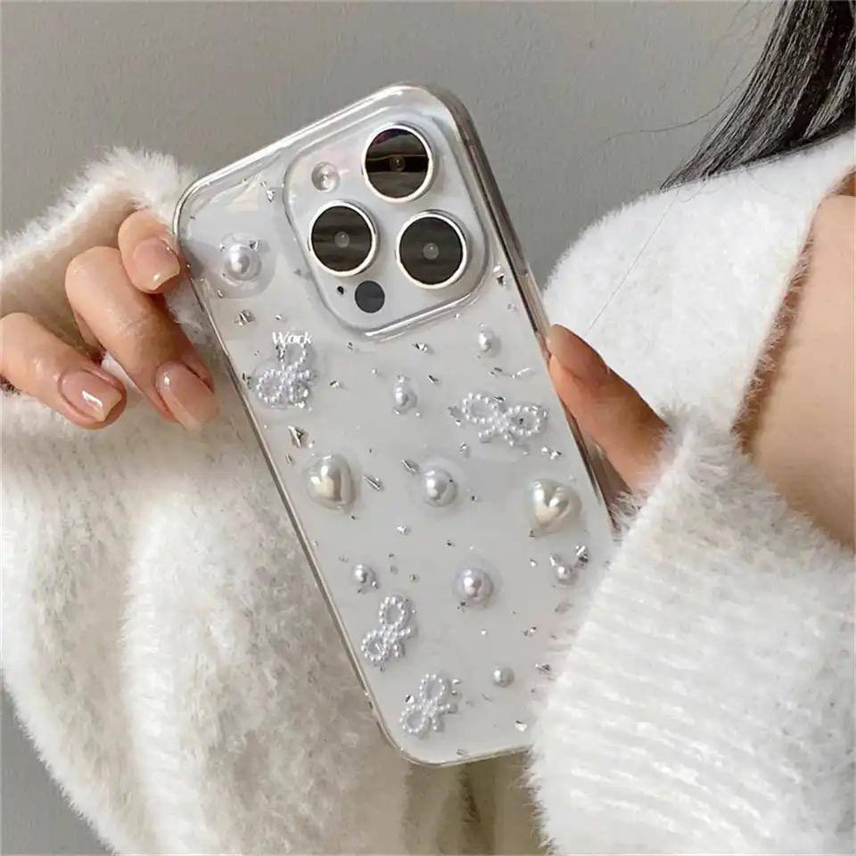 قاب پاپیون مرواریدی برجسته سامسونگ samsung (G)