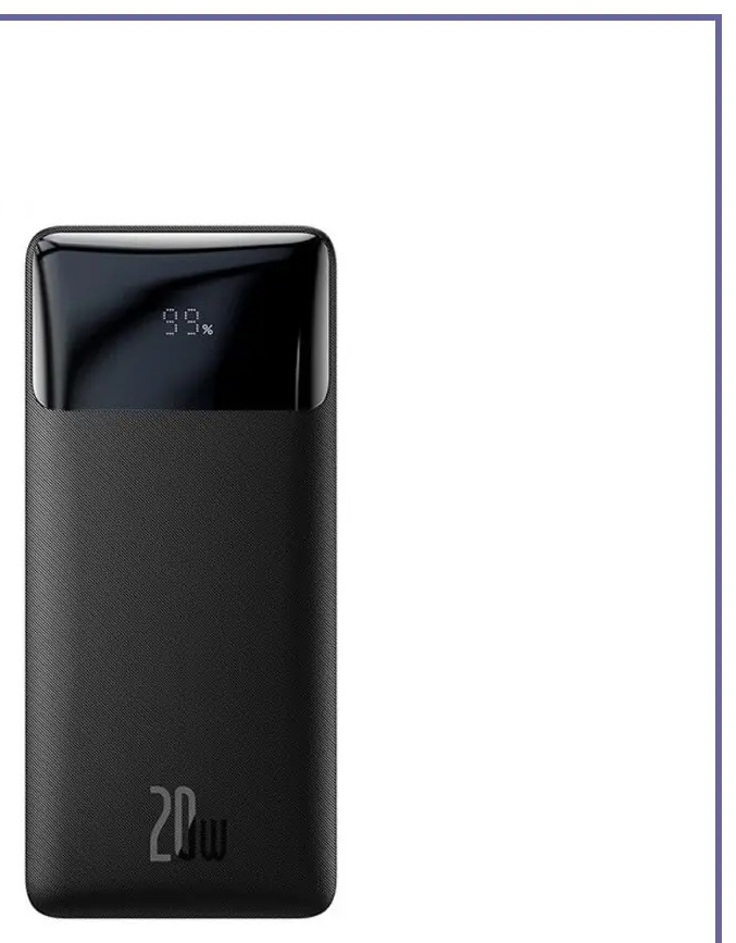 پاوربانک 10000 بیسوس20W وات Baseus Bipow Digital Display PPBD20 PPDML-L01 (E)