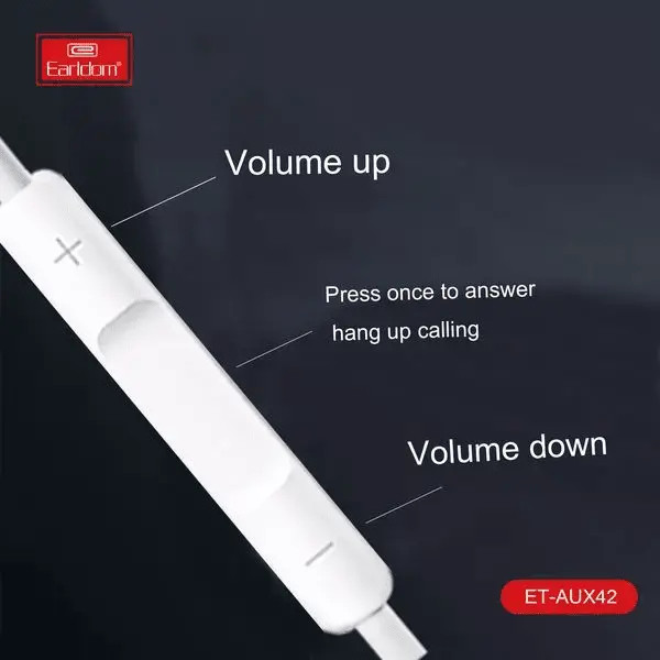 کابل تبدیل لایتنینگ به AUX ارلدام Earldom lighting to 3.5mm AUX Cable ET-AUX42 (E)