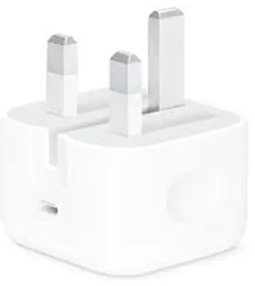 شارژر دیواری 20 وات اصلی اپل مدل Apple USB-C 20W Power Adapter A2344 سه پین (E)