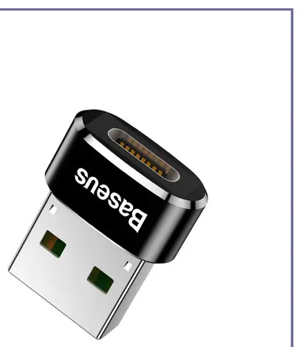 تبدیل Type C به USB بیسوس Baseus Mini Type-C famale to USB male adapter convertor CAAOTG-01 (E)