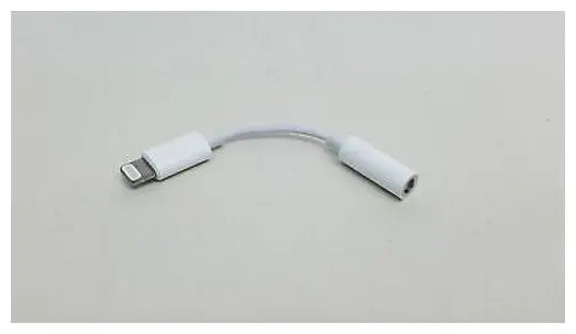 تبدیل اصلی لایتنینگ به جک 3.5 میلیمتری اپل Apple Lightning To 3.5mm Headphone Jack Adapter A1749 (E)