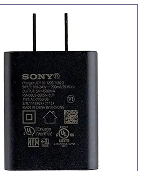 شارژر دیواری اورجینال سونی روکارتنی Sony Charging Adapter AC-0500-JP  UCH10 (E)