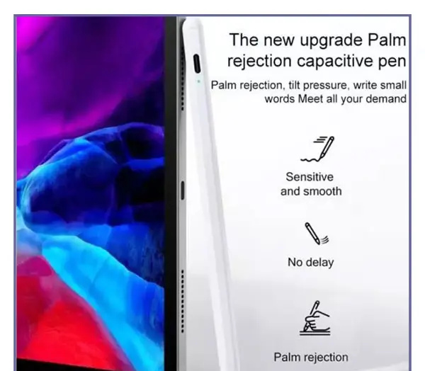 قلم لمسی 2 در 1 آیپد جویروم Joyroom 2 IN 1 Modes Anti-Mistouch Capacitive screen JR-K12 (E)