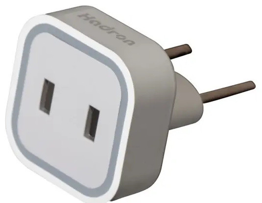مبدل برق هادرون Hadron A08-01 us/eu Power Plug Adapter (E)