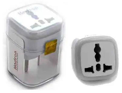 تبدیل سه به دو برق هادرون Hadron HTH-A10-1 Univwrsal/EU Power Plug Adapter (E)