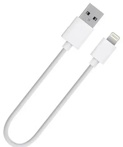 کابل شارژ کوتاه لایتنینگ Sunu Lightning Cable 25cm (E)