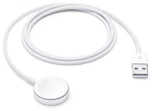کابل اصلی شارژ مغناطیسی اپل واچ 1 متری Apple Watch Magnetic Charging Cable A1923 (E)