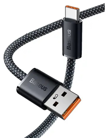 کابل شارژ فست تایپ سی 100 وات 1 متر Baseus Dynamic Series Fast Charging Data Cable USB to Type-C CALD000602 (E)