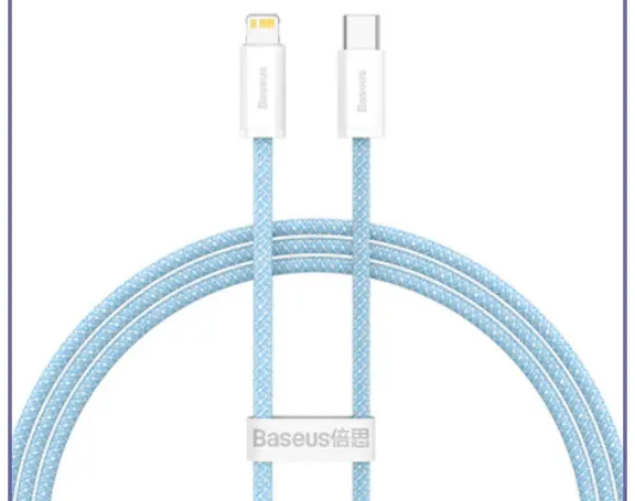 کابل تایپ سی به لایتنینگ Cable USB-C cable for Lightning Baseus Dynamic Series 20W 2m cald000105 (E)