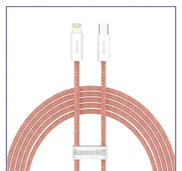 کابل تایپ سی به لایتنینگ Cable USB-C cable for Lightning Baseus Dynamic Series 20W 2m cald000105 (E)