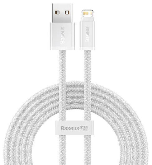 کابل لایتنینگ فست شارژ بیسوس BASEUS CABLE DYNAMIC SERIES FOR LIGHTNING 2.4A 2M CALD000502 (E)