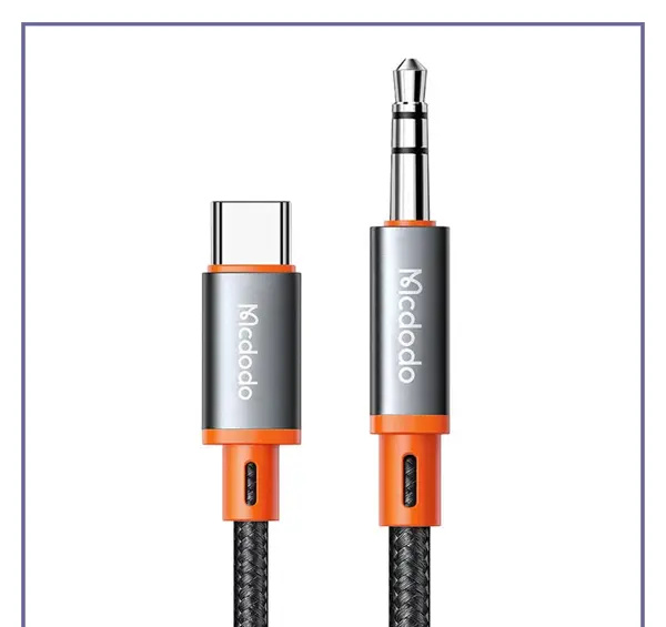کابل تبدیل تایپ‌سی به جک 3.5 مک دودو Mcdodo CA-0820 Castle Series Type-C to DC3.5 Male Cable (E)