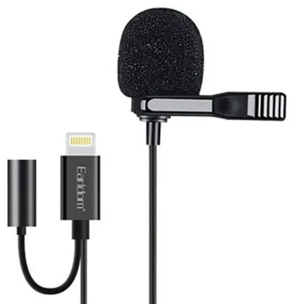 میکروفون لایتنینگ ارلدام Earldom ET-E40 Iphone Condenser Wired Microphone (E)
