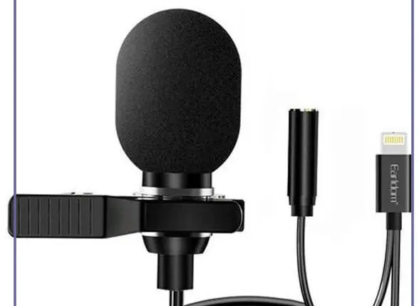 میکروفون لایتنینگ ارلدام Earldom ET-E40 Iphone Condenser Wired Microphone (E)