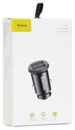 شارژر فندکی بیسوس Baseus Grain Dual USB Car Charger CCALL-ML01 (E)