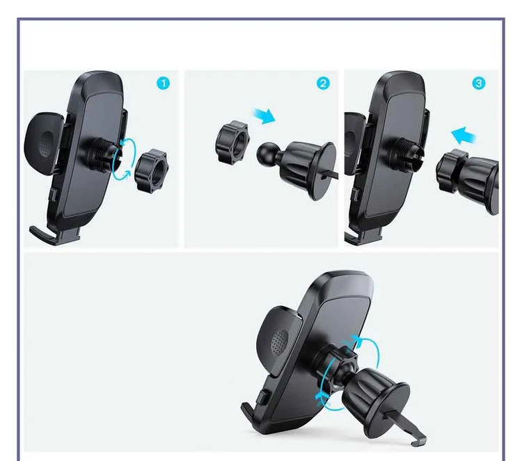 هولدر و پایه دریچه کولری جویروم Joyroom Air JR-ZS259 Mechanical Car Holder (E)
