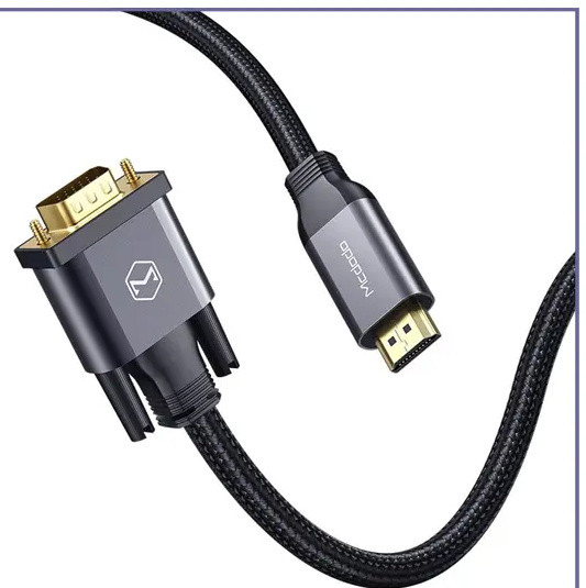 کابل اچدیامآی به ویجیآی 2 متری مکدودو MCDODO HDMI TO VGA 4K Adapter Cable Audio Video CA-7770 (E)