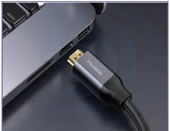 کابل اچدیامآی به ویجیآی 2 متری مکدودو MCDODO HDMI TO VGA 4K Adapter Cable Audio Video CA-7770 (E)