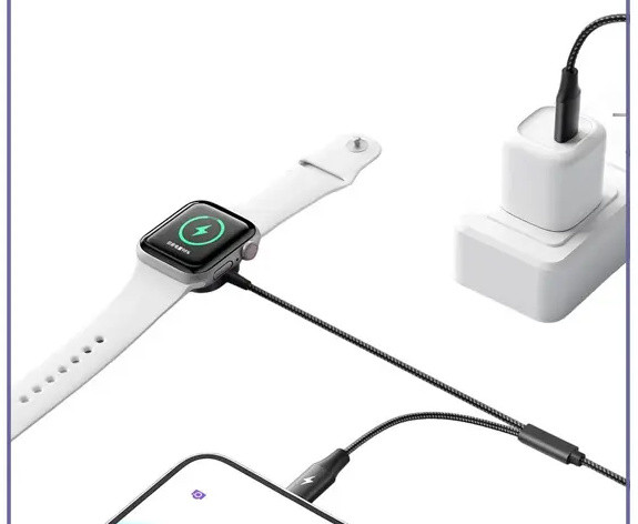 شارژر اپل واچ دو کاره مکدودو Mcdodo 2 In 1 WirelessCharger For Apple Watch & Phone CH-2980 (E)