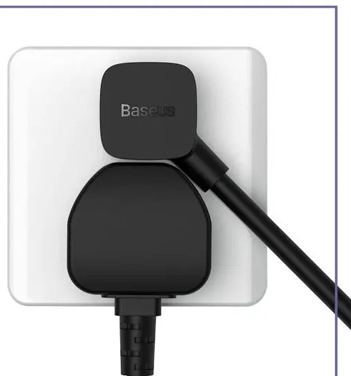 کابل افزایش طول یک متری بیسوس Baseus PowerCombo mini PowerStrip 1AC PSMN000101 (E)