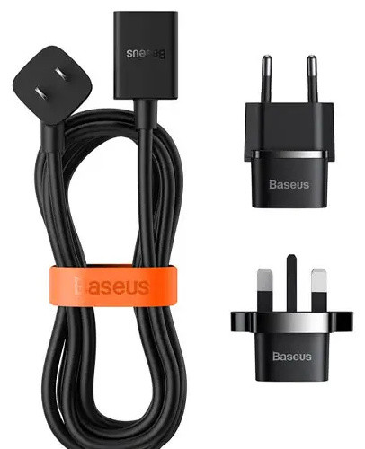 کابل افزایش طول یک متری بیسوس Baseus PowerCombo mini PowerStrip 1AC PSMN000101 (E)