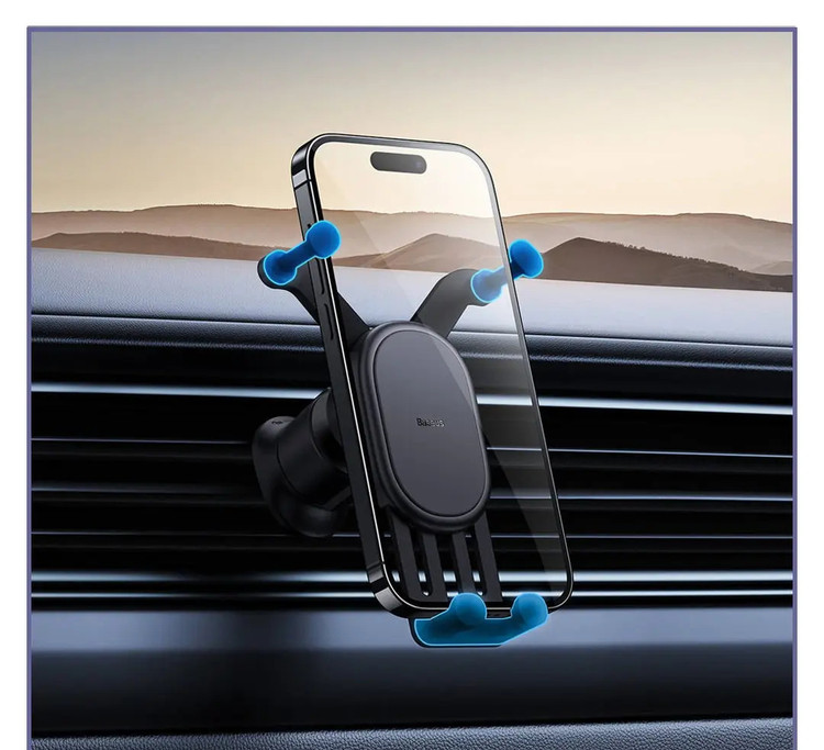 هولدر دریچه کولری بیسوس Baseus STABLE GRAVITATIONAL CAR MOUNT SUWX020001 (E)