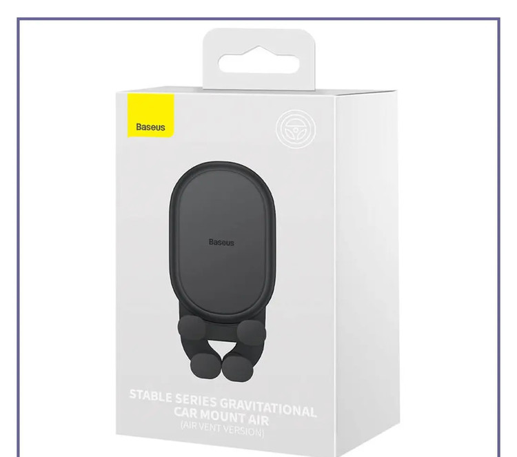 هولدر دریچه کولری بیسوس Baseus STABLE GRAVITATIONAL CAR MOUNT SUWX020001 (E)