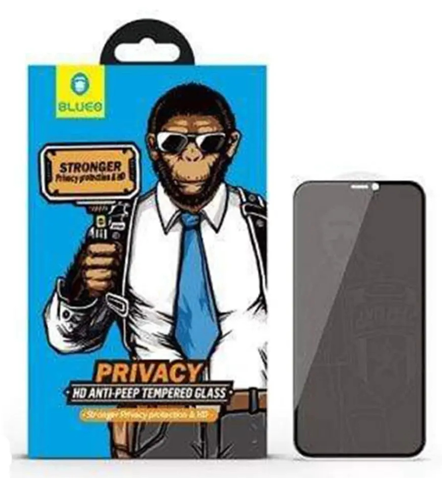 محافظ صفحه نمایش حریم شخصی بولوئو آیفون Blueo HD Anti-Peep Tempered Glass 7B8 7/8 (E)