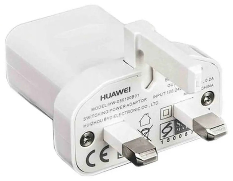 آداپتور اصلی روکارتونی گوشی هواوی Huawei Adapter HW-050100B01 5V (E)