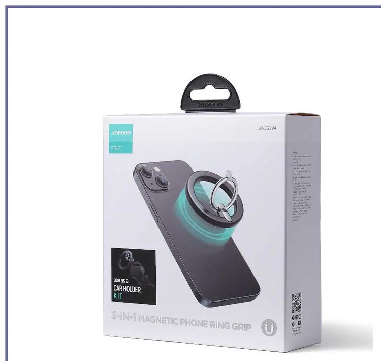 هولدر و رینگ انگشتی جویروم JOYROOM 3IN1 Magnetic Phone Ring Grip JR-ZS294 (E)