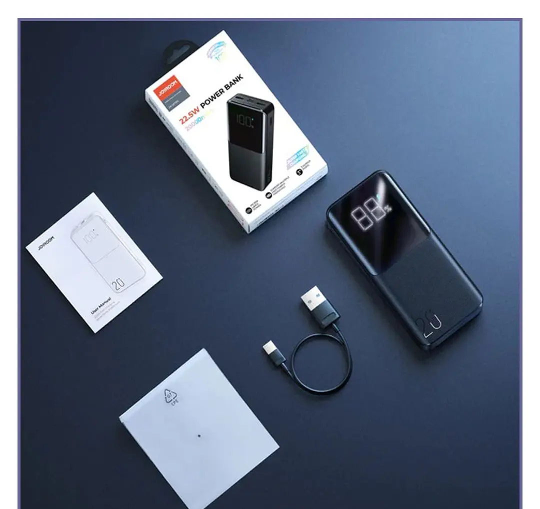 پاوربانک فست شارژ 20000 جویروم Joyroom 22.5W Power Bank JR-QP192 (E)