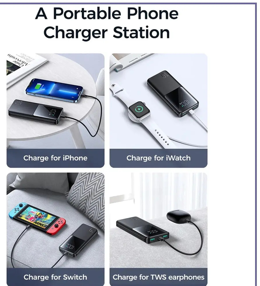پاوربانک فست شارژ 10000 جویروم Joyroom Super Fast Charge JR-QP191 (E)
