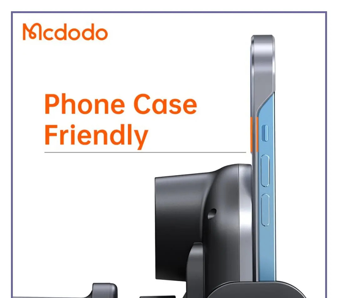 هولدر و شارژر وایرلس 15 وات مک دودو Mcdodo Dual Coil Wireless Charger Car Mount CH-1600 (E)