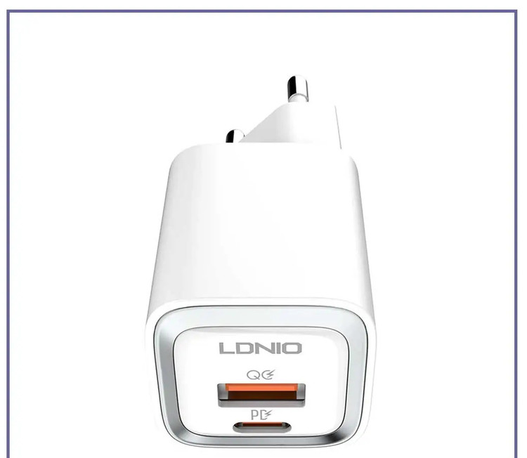 شارژر مسافرتی الدینیو 20 وات به همراه کابل LDNIO POWER ADAPTER 20W A2318M (E)