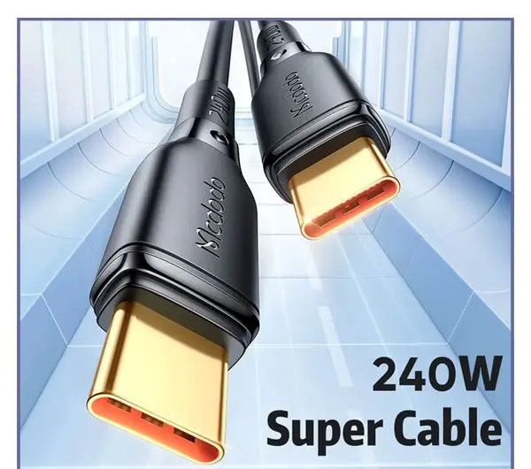 کابل تایپ سی به تایپ سی 240 وات مک دودو Mcdodo Type-C To Type-C CA-3310 (E)