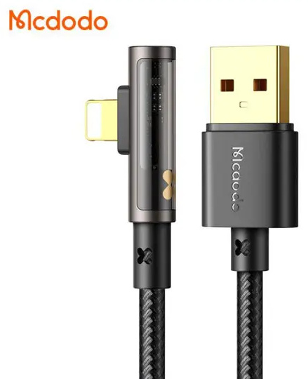 کابل شارژ لایتنینگ 1.2 متری مک دودو Mcdodo Lightning Transparent Data Cable CA-3510 (E)