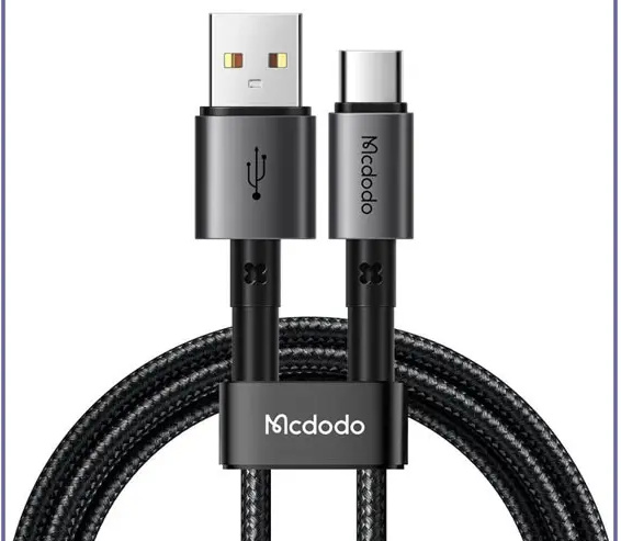 کابل شارژ تایپ سی 100 واتی 1.8 متر مک دودو Mcdodo Type C Super Charge Data Cable CA-3591 (E)