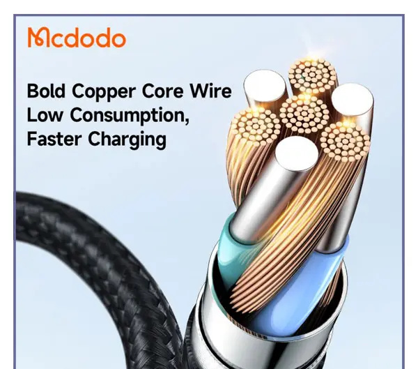 کابل شارژ تایپ سی 100 واتی 1.8 متر مک دودو Mcdodo Type C Super Charge Data Cable CA-3591 (E)