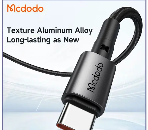 کابل شارژ تایپ سی 100 واتی 1.8 متر مک دودو Mcdodo Type C Super Charge Data Cable CA-3591 (E)
