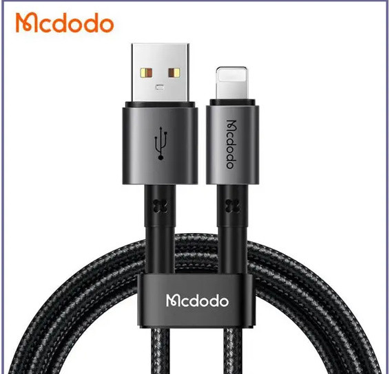 کابل شارژ لایتنینگ 1.8 مک دودو Mcdodo Lightning Data Cable CA-3581 (E)