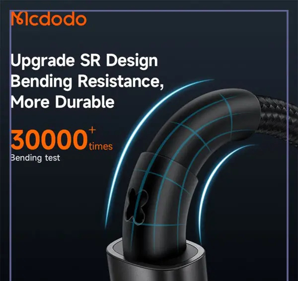کابل شارژ لایتنینگ 1.8 مک دودو Mcdodo Lightning Data Cable CA-3581 (E)